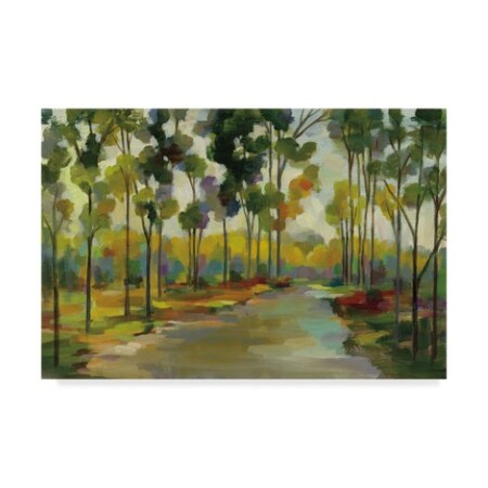 Trademark Fine Art Silvia Vassileva 'Path In The Forest' Canvas Art, 16x24 WAP09740-C1624GG